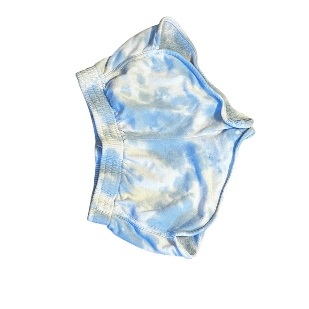 Blue Tie-Dye Shorts